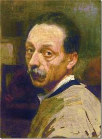 Portrait of Teodoro Andreu Y Sentamans: Self-portrait